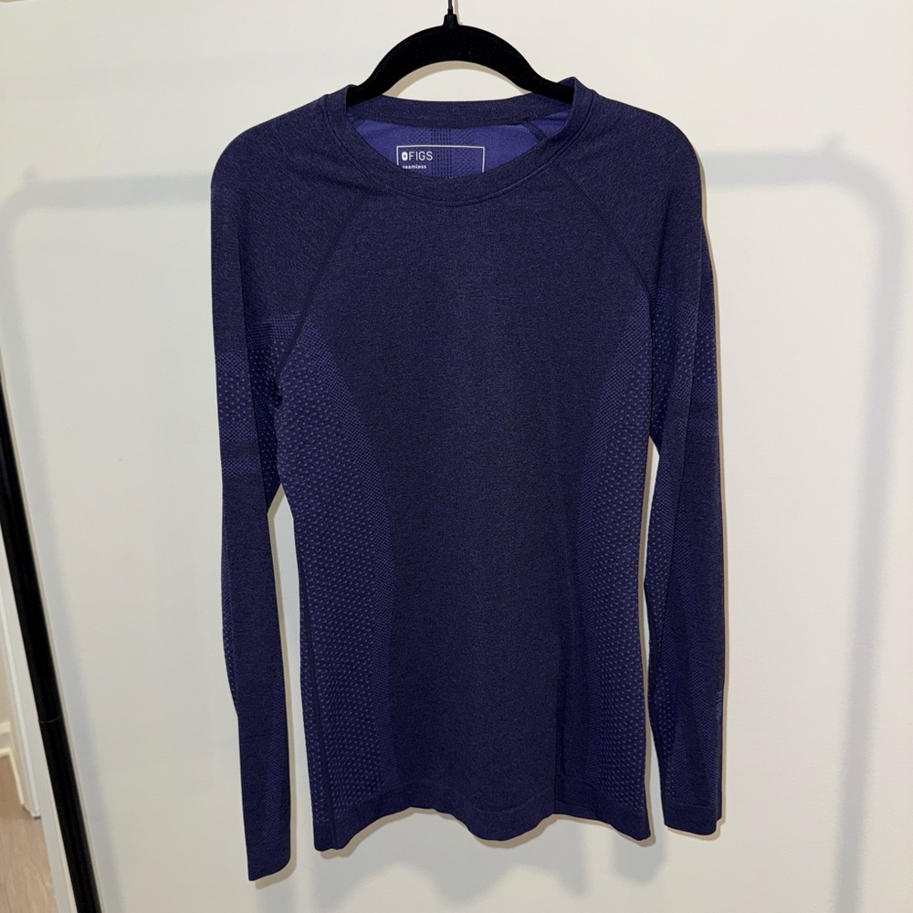 Figs Women’s Blueberry Salta Seamless Longsleeve Underscrub